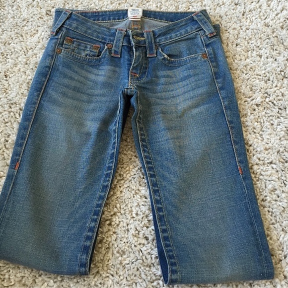 True Religion Bobby Jeans size 25 excellent Condit - Picture 3 of 4
